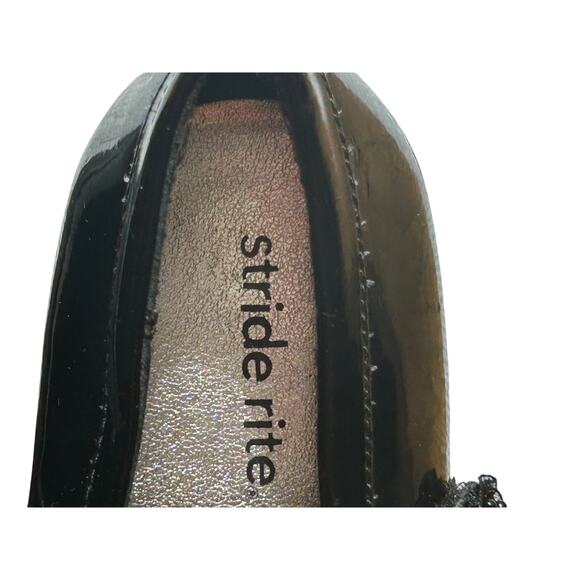 Stride Rite Girls Patent Leather Shoes Mary Jane Party Dress Black US 10W UK 9.5 - Picture 3 of 8